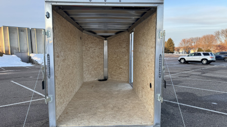 New 2026 Lightning 6X12 ENCLOSED TRAILER - RAMP DOOR!
