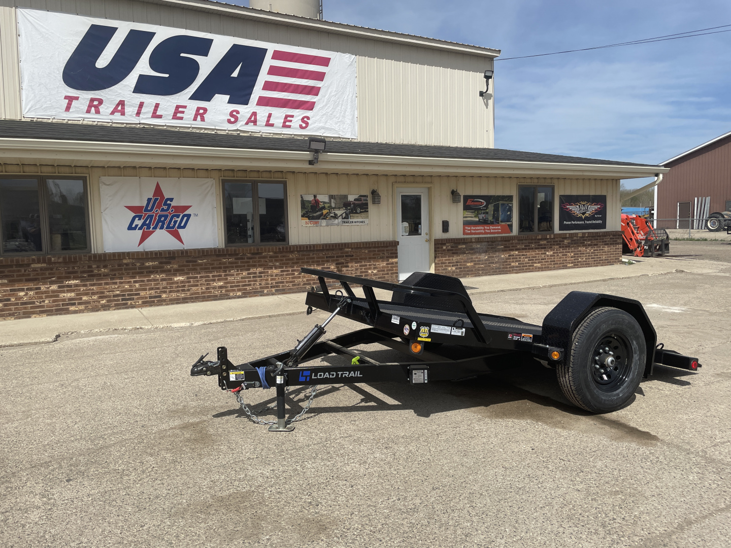 New 2026 Load Trail 77x10 Scissor Tilt 7k Tilt Trailer