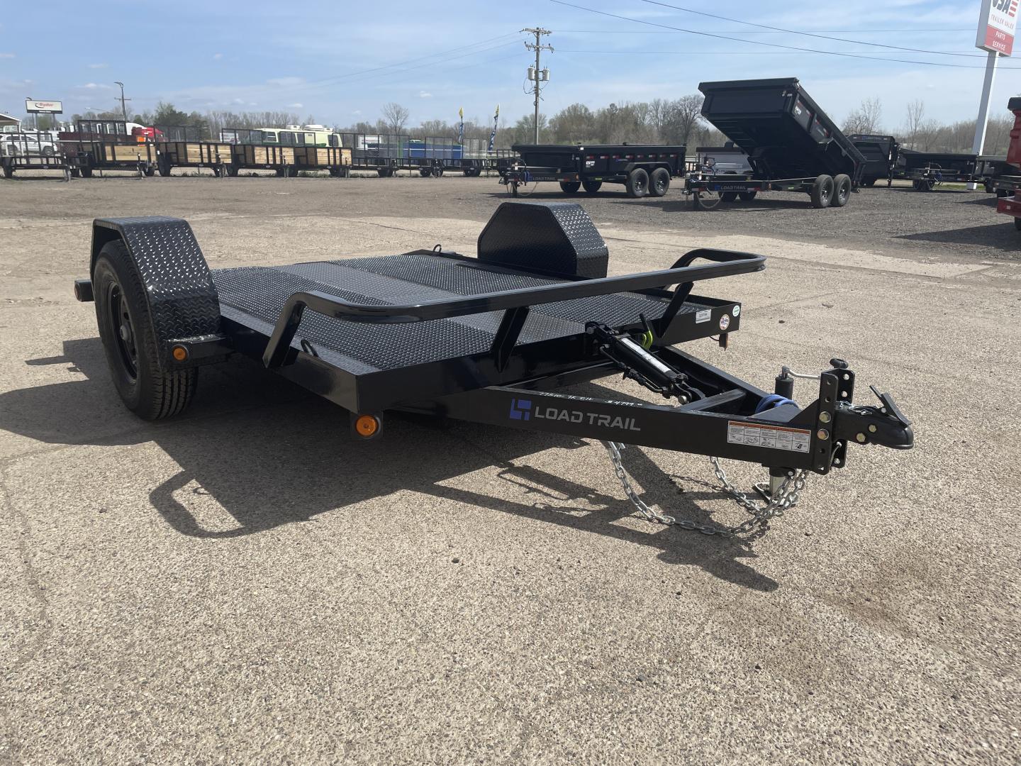New 2026 Load Trail 77x10 Scissor Tilt 7k Tilt Trailer