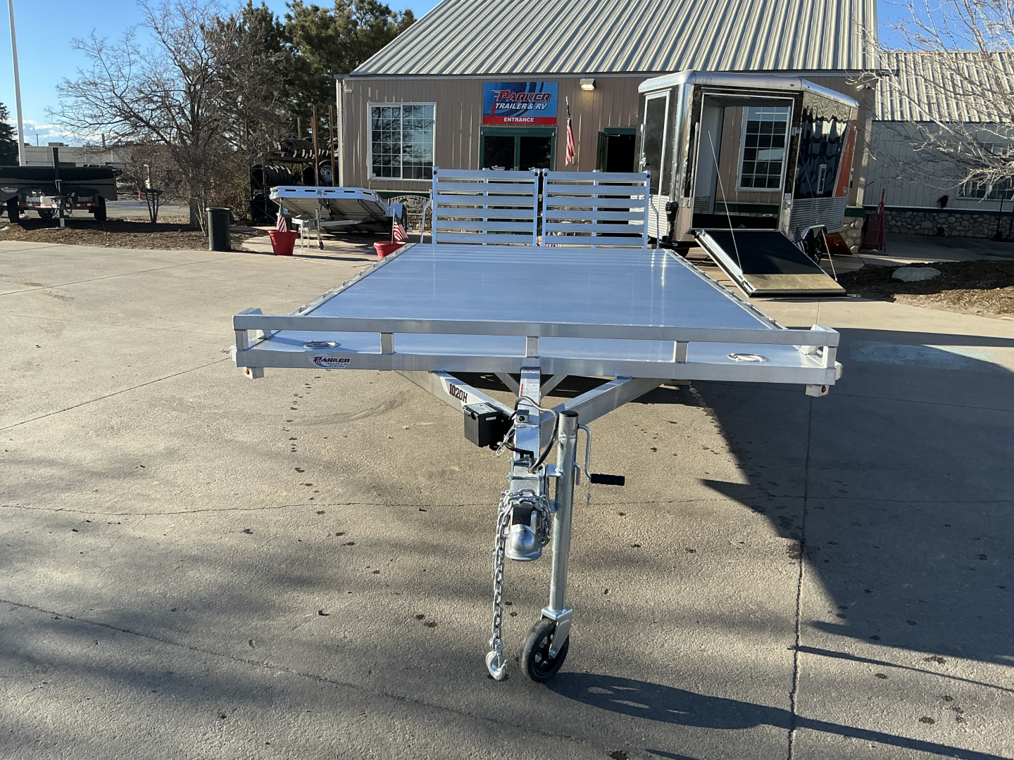 New 2027 Aluma 1020H-TA-BT-DT-RR-RTD Flatbed Trailer