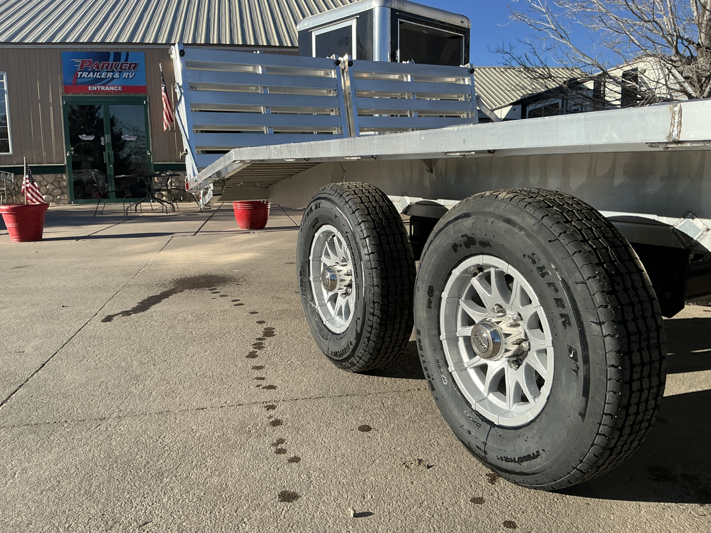 New 2027 Aluma 1020H-TA-BT-DT-RR-RTD Flatbed Trailer