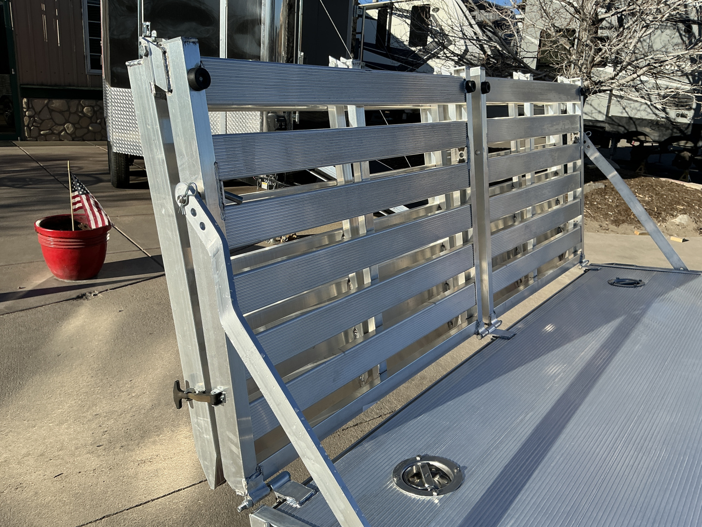 New 2027 Aluma 1020H-TA-BT-DT-RR-RTD Flatbed Trailer