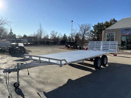 New 2027 Aluma 1020H-TA-BT-DT-RR-RTD Flatbed Trailer