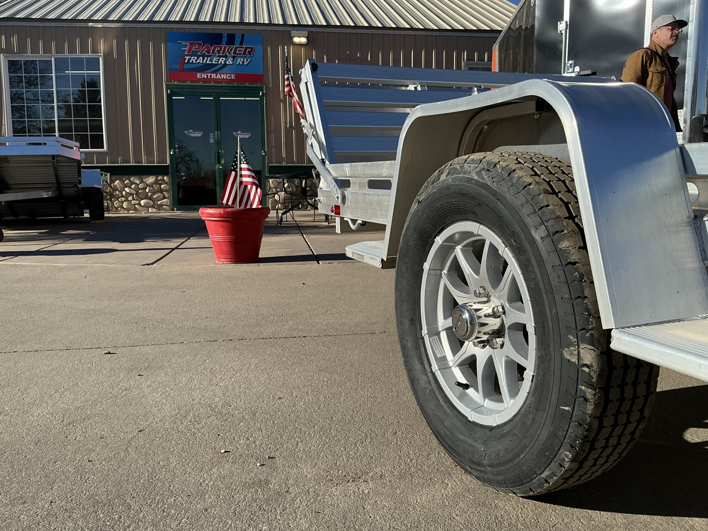 New 2027 Aluma 8012S-EL-BT Utility Trailer