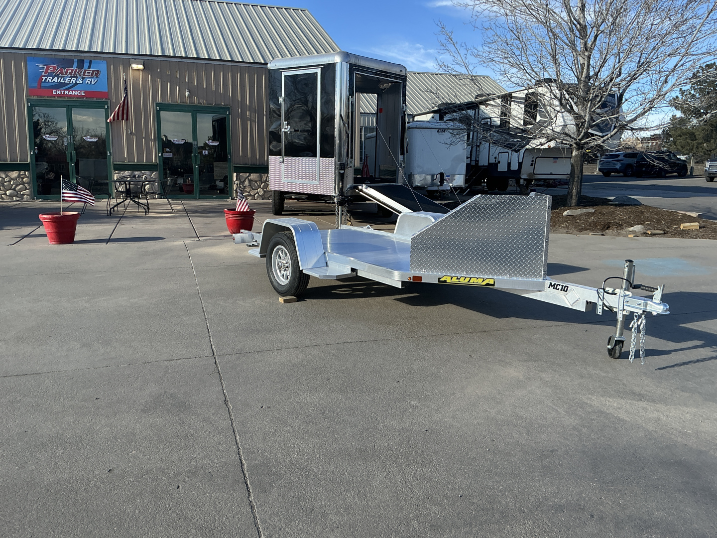 New 2027 Aluma MC10S-R Utility Trailer