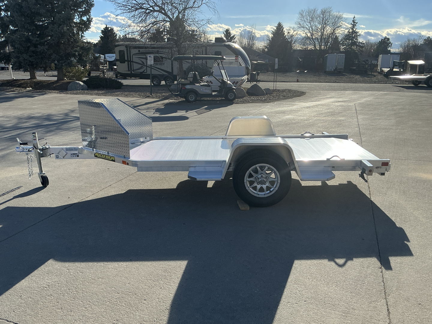 New 2027 Aluma MC10S-R Utility Trailer