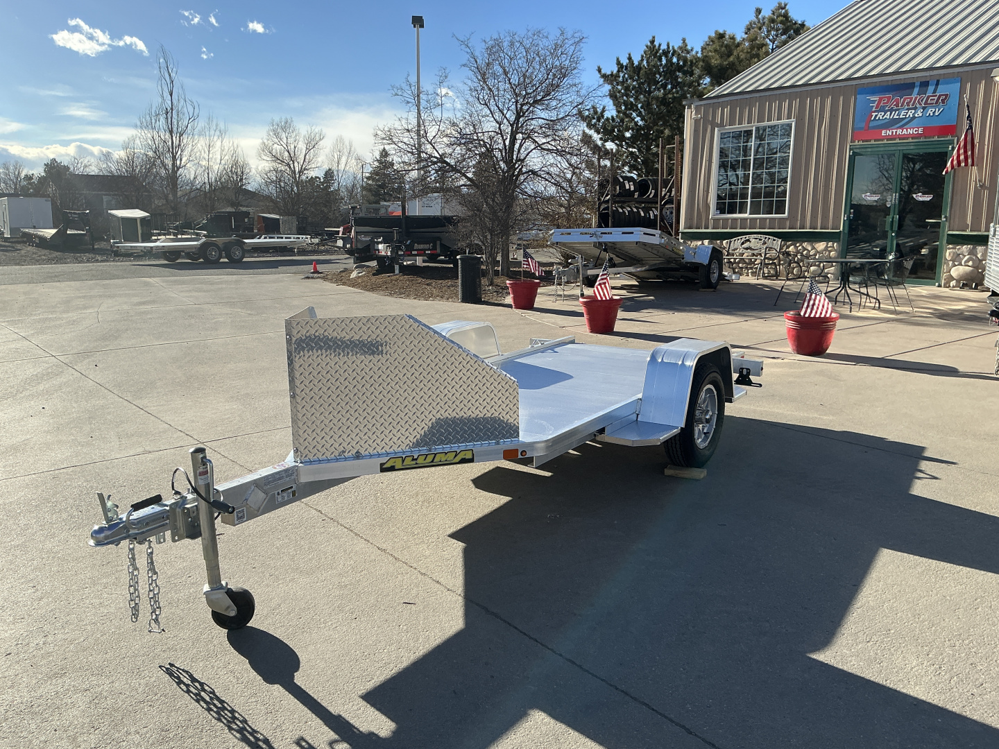 New 2027 Aluma MC10S-R Utility Trailer