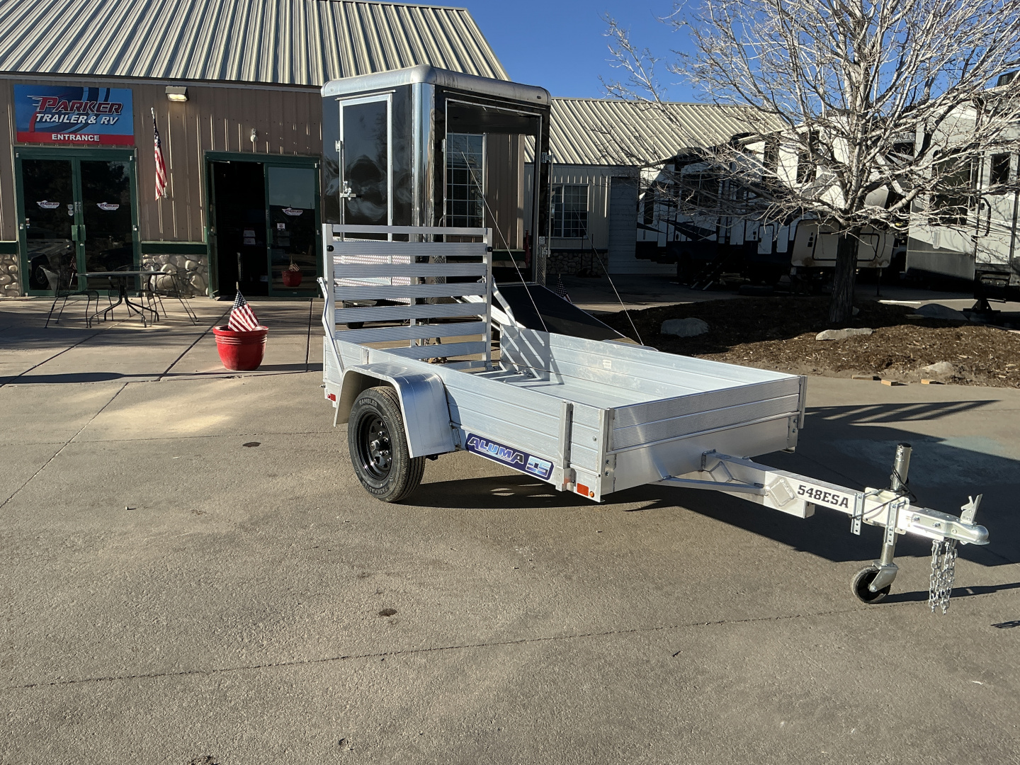 New 2027 Aluma 548ESA-S-TG Utility Trailer