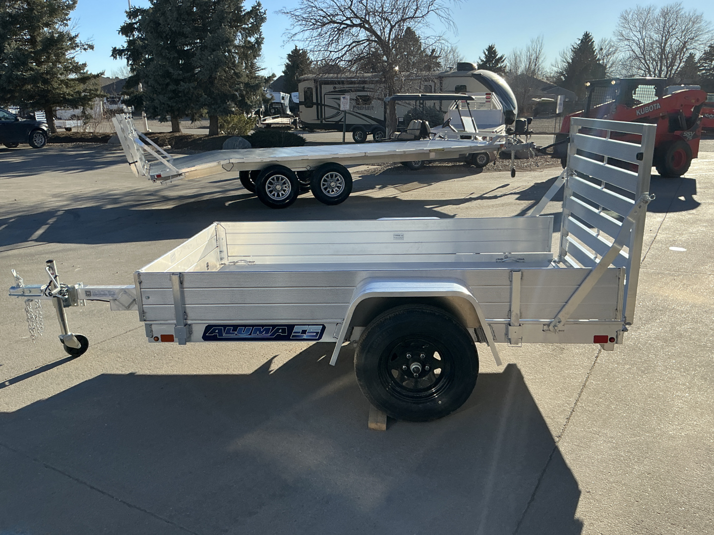 New 2027 Aluma 548ESA-S-TG Utility Trailer