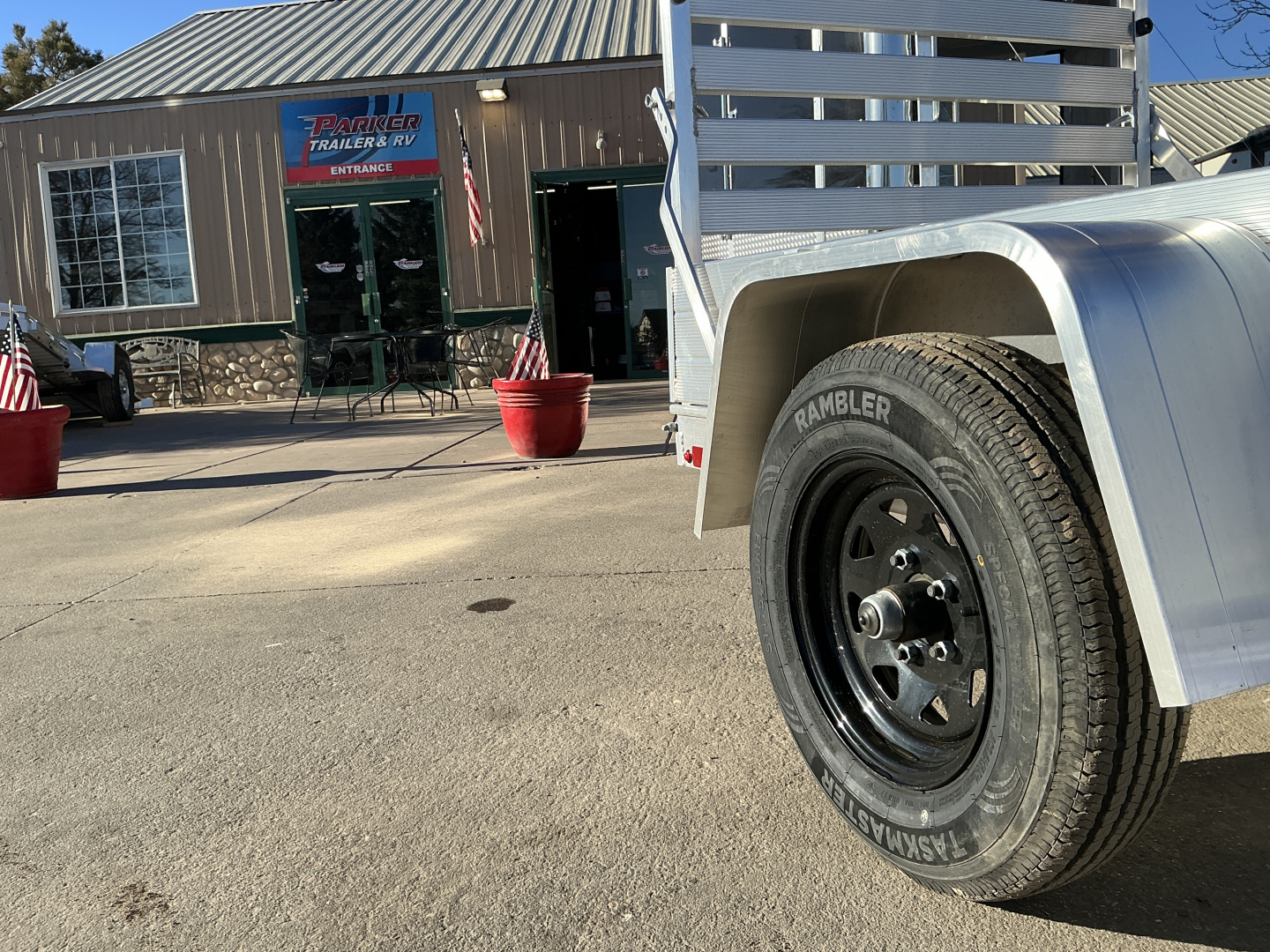 New 2027 Aluma 548ESA-S-TG Utility Trailer