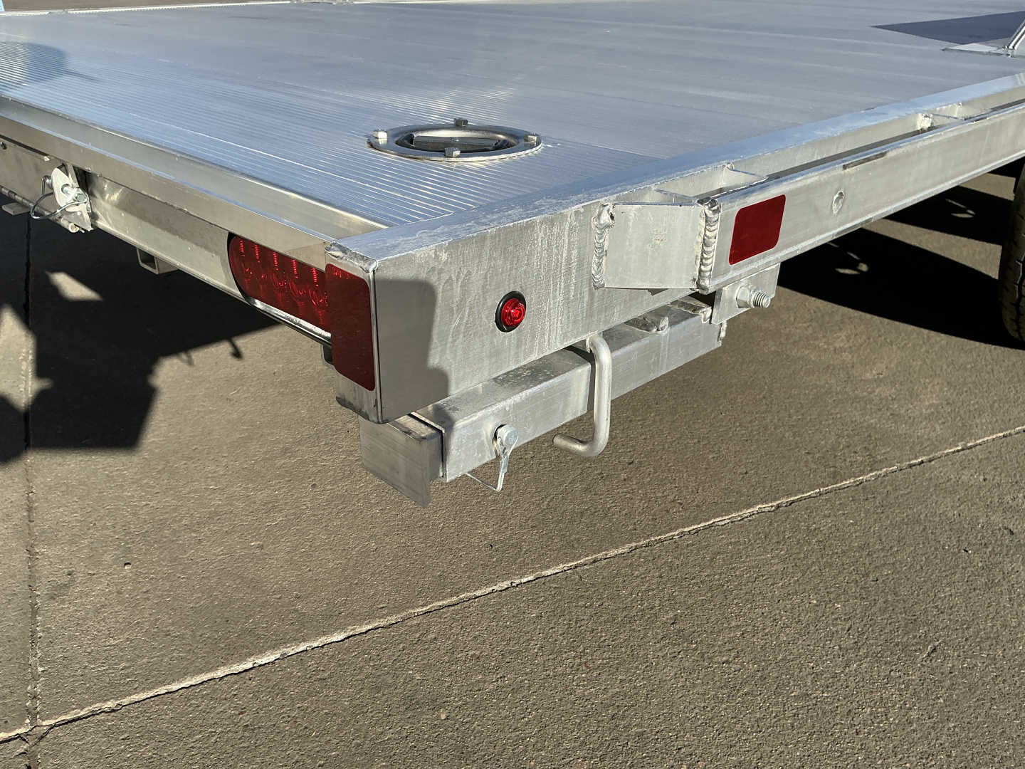 New 2027 Aluma WB20H-TA-EL-DOF-R-RR-RTD Flatbed Trailer