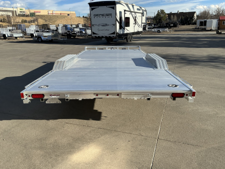 New 2027 Aluma WB20H-TA-EL-DOF-R-RR-RTD Flatbed Trailer