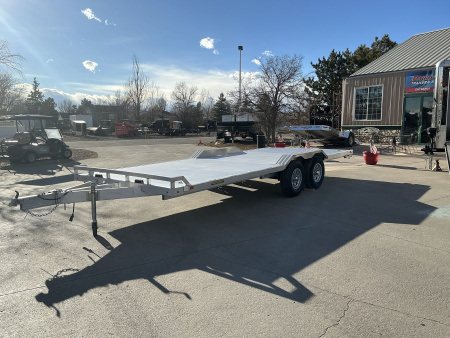 New 2027 Aluma WB20H-TA-EL-DOF-R-RR-RTD Flatbed Trailer
