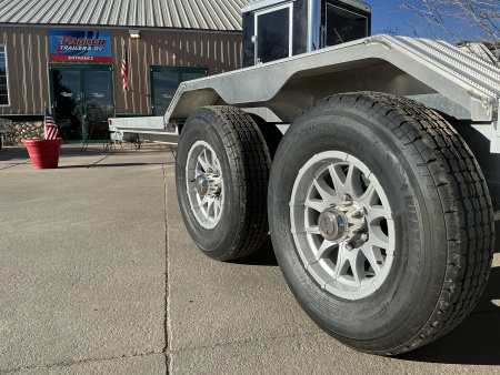 New 2027 Aluma WB20H-TA-EL-DOF-R-RR-RTD Flatbed Trailer