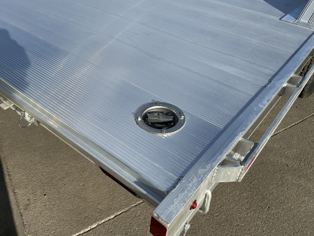 New 2027 Aluma WB20H-TA-EL-DOF-R-RR-RTD Flatbed Trailer