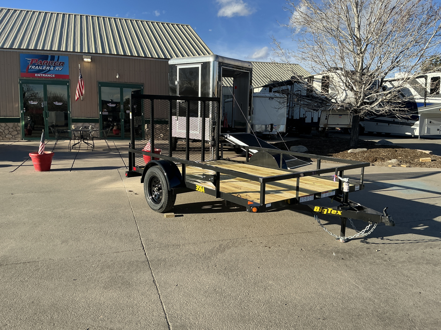 New 2026 Big Tex Trailers 35SA-10R1A-4PBK Utility Trailer