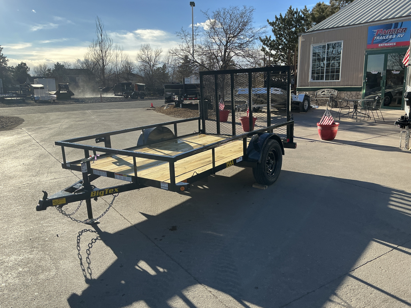 New 2026 Big Tex Trailers 35SA-10R1A-4PBK Utility Trailer