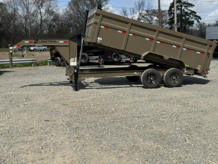 New 2026 Load Trail 83X16 GD Dump Trailer W/ TELESCOPIC LIFT, 14 PLY TIRES, RAMPS, TARP, SPREAD GATE, 48  WALLS