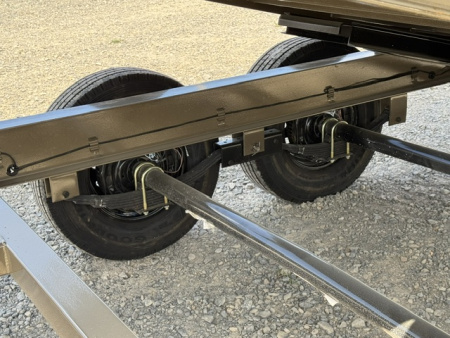 New 2026 Load Trail 83X16 GD Dump Trailer W/ TELESCOPIC LIFT, 14 PLY TIRES, RAMPS, TARP, SPREAD GATE, 48" WALLS