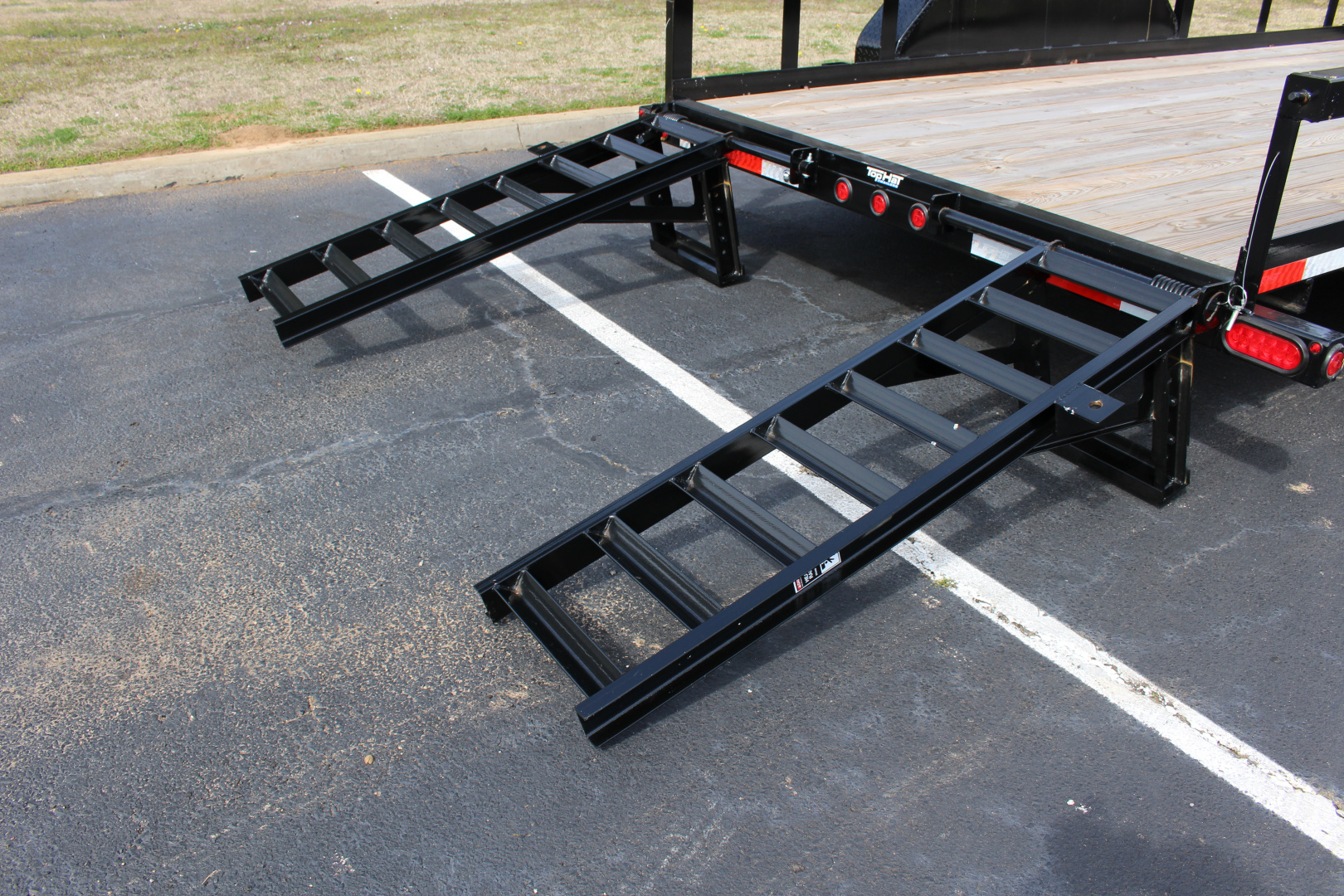 New 2026 Top Hat Trailers 16'X83" HT-14 W/5' FOLD UP RAMPS Equipment Trailer