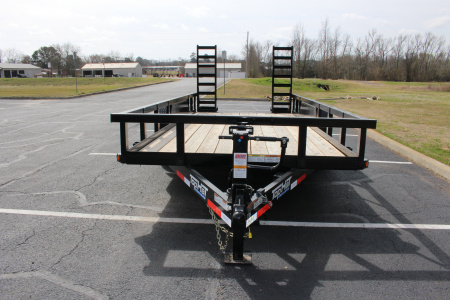 New 2026 Top Hat Trailers 16'X83" HT-14 W/5' FOLD UP RAMPS Equipment Trailer