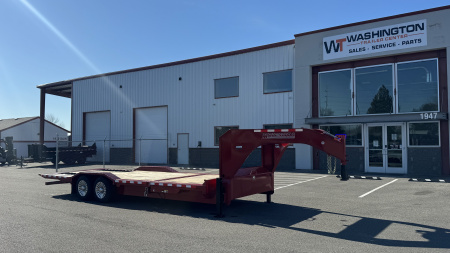 New 2025 Midsota 8.5 X 24 Gooseneck Tilt Trailer 18.4K GVWR