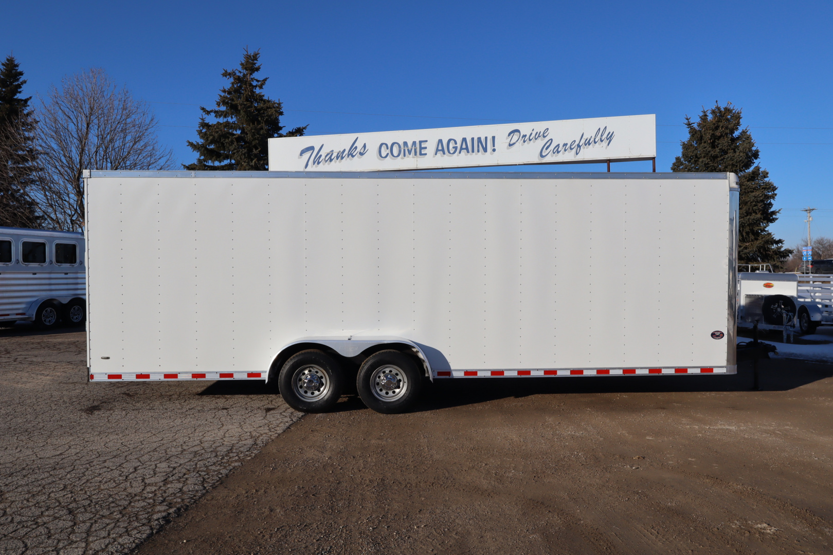 Used 2017 Bravo Trailers 7'X24' Cargo / Enclosed Trailer