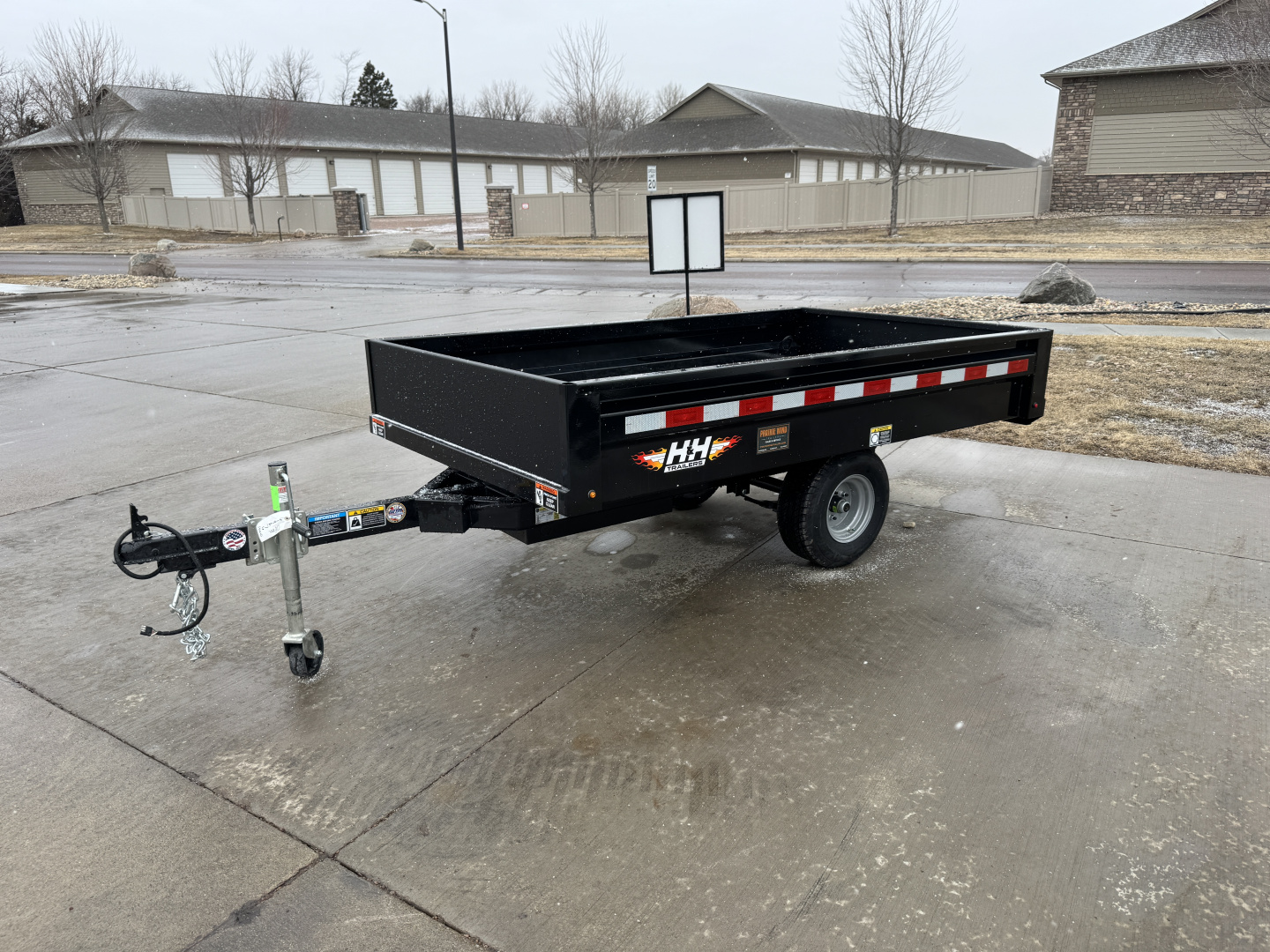 New 2026 H&H Trailers 5x8 Homeowner Dump Dump Trailer