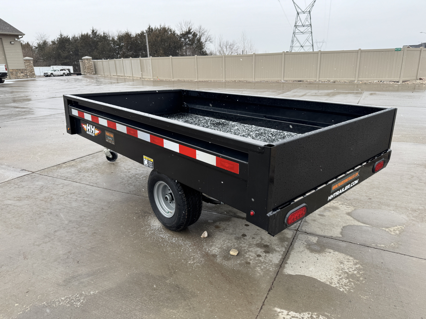 New 2026 H&H Trailers 5x8 Homeowner Dump Dump Trailer