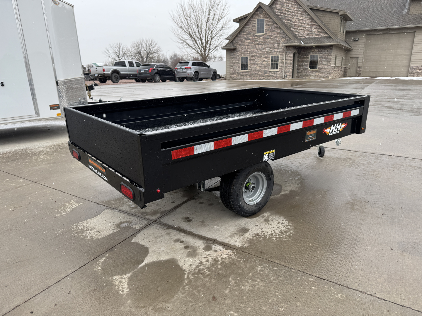 New 2026 H&H Trailers 5x8 Homeowner Dump Dump Trailer