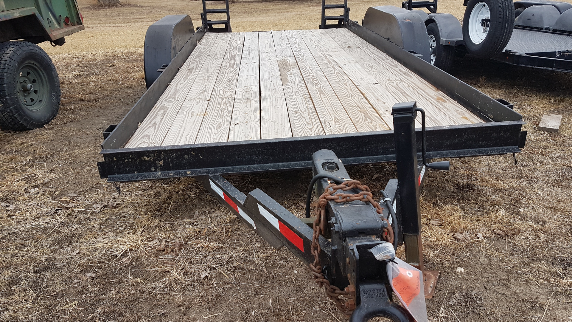Used Cronkhite 80" x 16 Skid Steer Trailer