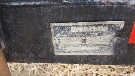 Used Cronkhite 80" x 16 Skid Steer Trailer