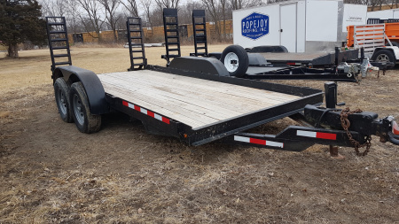 Used Cronkhite 80" x 16 Skid Steer Trailer