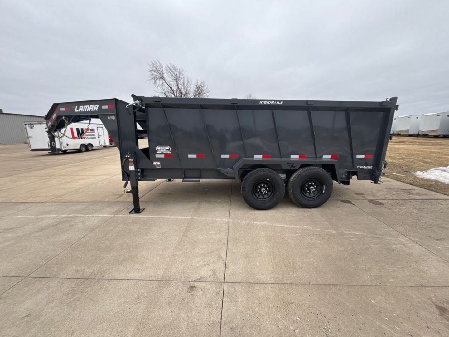 New 2026 Lamar Trailers DL831427-48 Dump Trailer