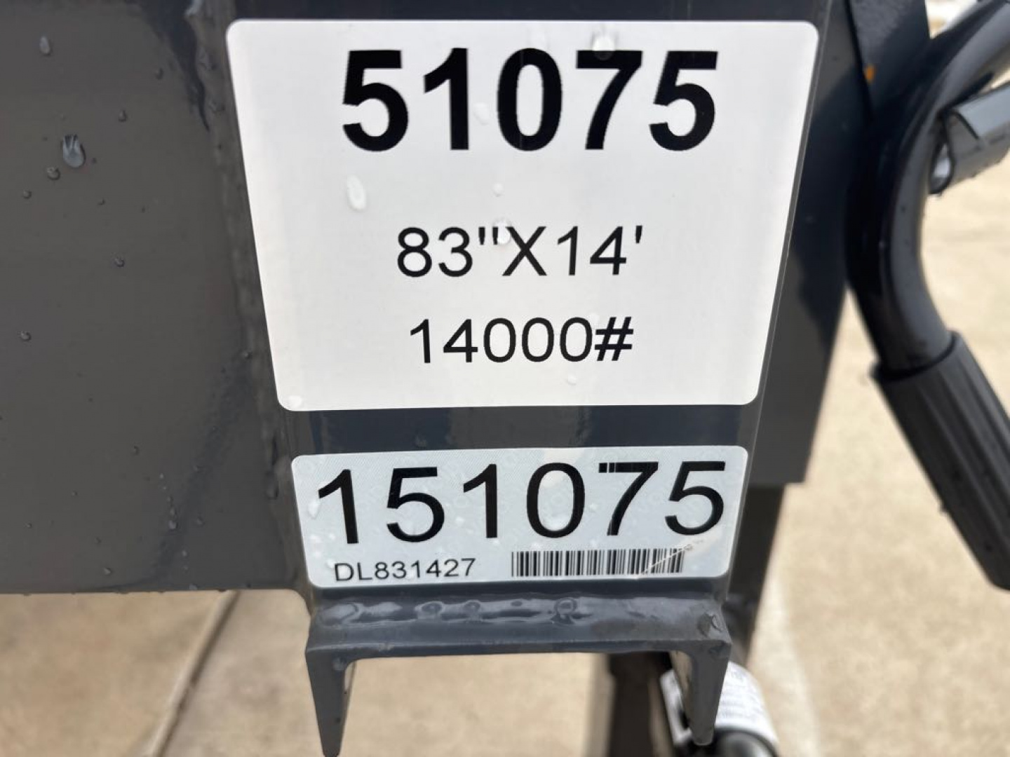 New 2026 Lamar Trailers DL831427-48 Dump Trailer