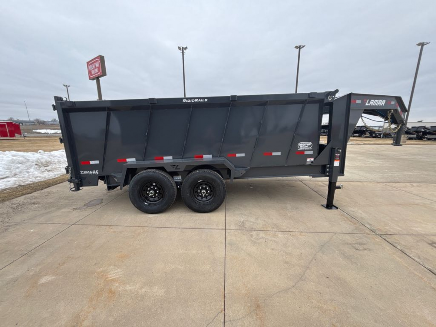 New 2026 Lamar Trailers DL831427-48 Dump Trailer