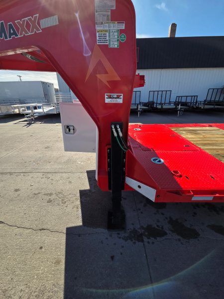 New 2026 RawMaxx 24' GTX GN 14K TILT Equipment Trailer