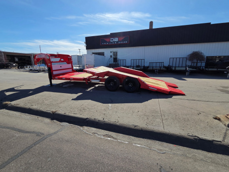 New 2026 RawMaxx 24' GTX GN 14K TILT Equipment Trailer