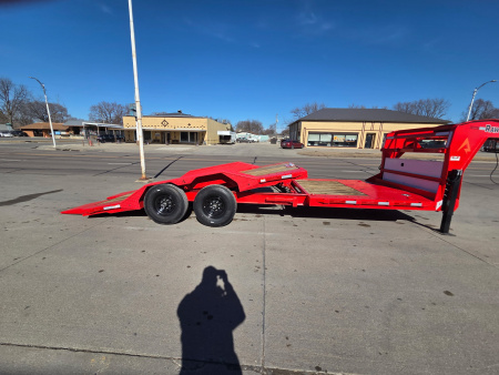 New 2026 RawMaxx 24' GTX GN 14K TILT Equipment Trailer