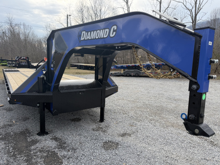 New 2026 DIAMOND C FMAX212 GOOSENECK TRAILER SPECIAL DIRTY GRAPHIX EDITION HYDRO JACKS & DOVE , 17.5 18 PLY TIRES