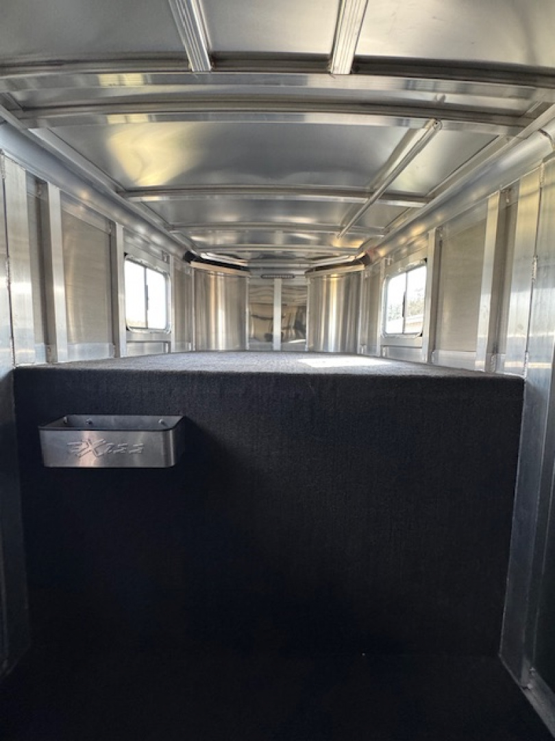 Used 2024 Exiss Trailers 2024 Exiss 7300 GN IN STOCK Horse Trailer