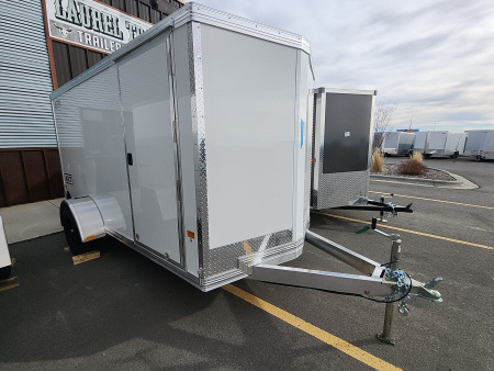 New 2026 ALCOM 6 X 12 XLT ALL ALUMINUM WITH POLYCOR SIDE Cargo / Enclosed Trailer