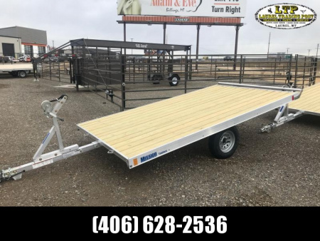 New 2025 Mission 12' RAFT TILT OPEN Utility Trailer