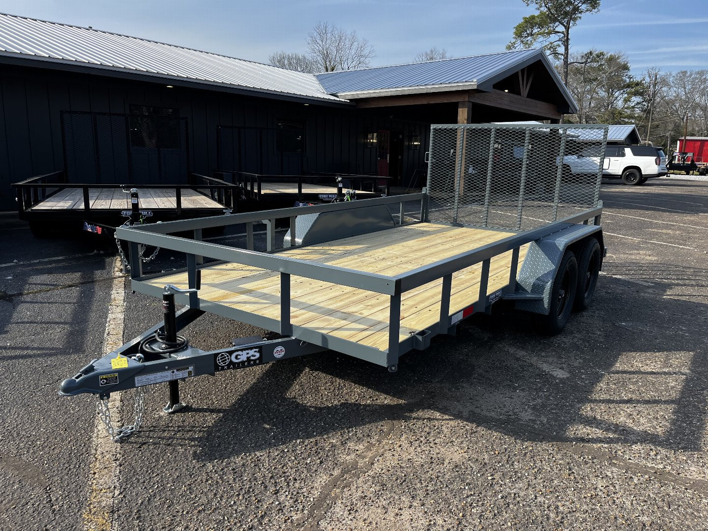 New 2026 GPS Trailers GTT7147K 7x14 HD Gate Utility Trailer