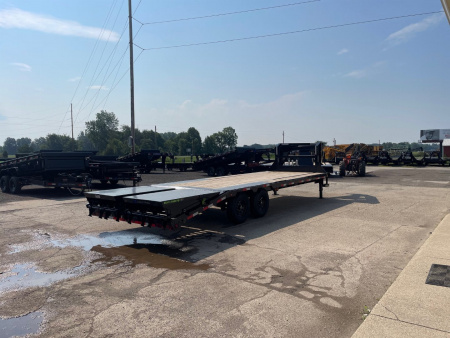 New 2026 Load Trail 102X25 Standard Deckover 14k w/MAX Ramps Gooseneck Bodies