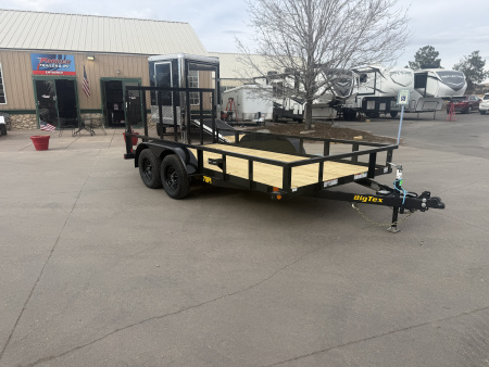 New 2026 Big Tex Trailers 70PI-14R1A-4PBK-BRK2 Utility Trailer