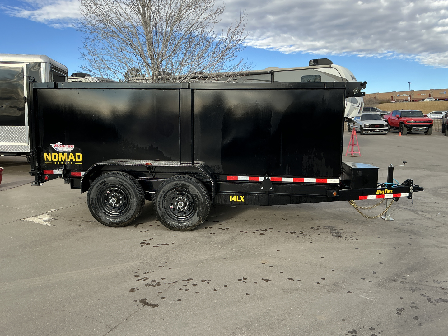 New 2026 Big Tex Trailers 14LX-14C4A-BK Dump Trailer