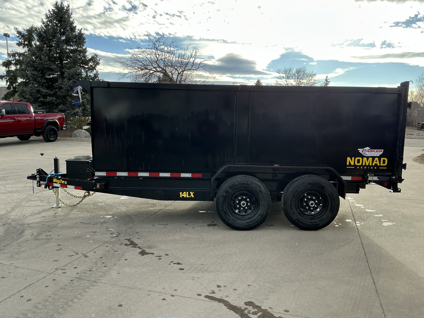 New 2026 Big Tex Trailers 14LX-14C4A-BK Dump Trailer