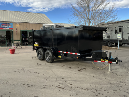 New 2026 Big Tex Trailers 14LX-14C4A-BK Dump Trailer