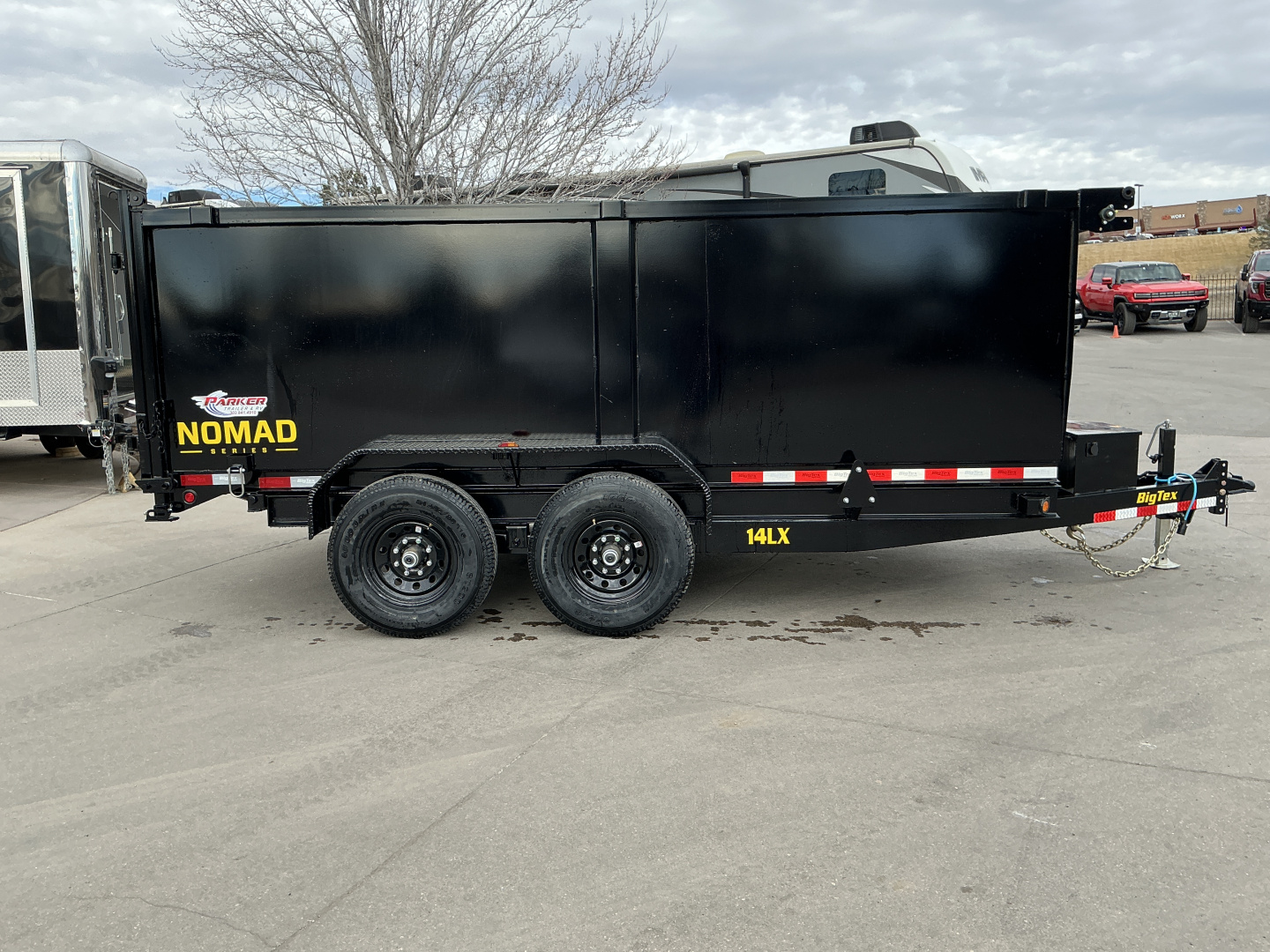 New 2026 Big Tex Trailers 14LX-14C4A-BK Dump Trailer